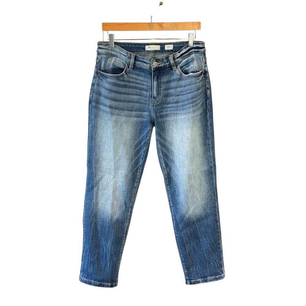 KanCan Signature Mid Rise Straight Leg Jeans Medium‎ Wash VBK2009A Size 28